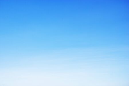 Fantastic soft white clouds against blue sky and copy spaceの写真素材