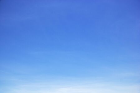 Fantastic soft white clouds against blue sky and copy spaceの写真素材