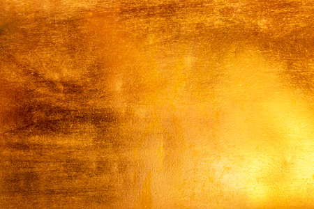 Gold abstract background or texture and gradients shadow horizontal shapeの写真素材