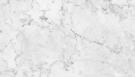 White marble background or texture and copy space, horizontal shapeの写真素材