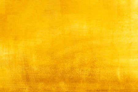 Gold abstract background or texture and gradients shadow horizontal shapeの写真素材