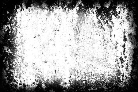 Grunge frame - black and white color creative background with space for your designの写真素材