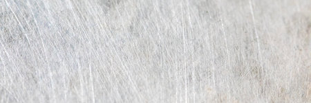 Grunge silver aluminium texture or background distress  scratch and gradients shadow, horizontal shape with space for design. Web banner. Wide. Panoramic. Website headerの写真素材