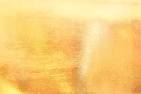 Gold abstract background or texture and gradients shadow horizontal shapeの写真素材