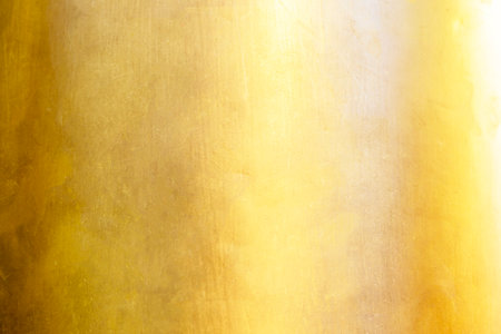 Gold abstract background or texture and gradients shadow horizontal shapeの写真素材