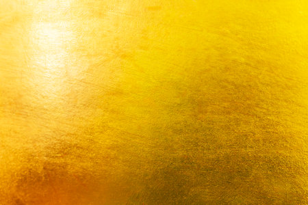Gold abstract background or texture and gradients shadow horizontal shapeの写真素材