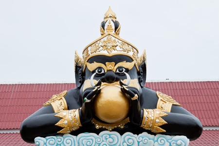 The Rahu Statueの写真素材