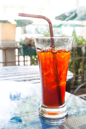 Thai Ice Tea, Iced drinkの写真素材