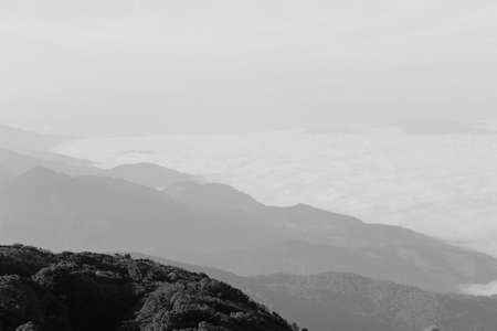 Cold season in Chiang Mai, Thailandの写真素材