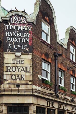 London, UK - July 22, 2018: The Royal Oak Pub on Columbia Road, London, UKのeditorial素材
