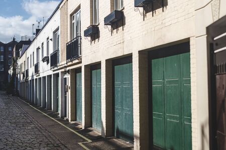 London/UK - 22/07/19: Upbrook Mews, Bayswater. Bayswater is an affluent area within the City of...