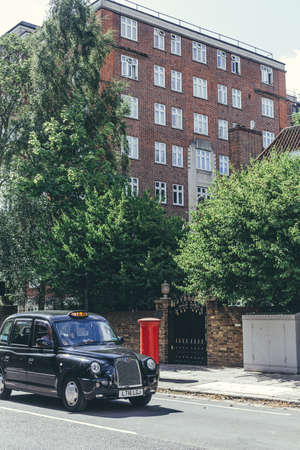 London/UK-30/7/18: the Grove Hall Court on Hall Road in St John's Wood, which is an affluent...