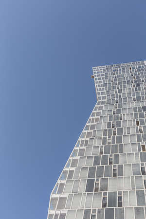 High angle view of a multistorey residential tower 17 Arlozorov on Arlozorov street in Tel Aviv,...