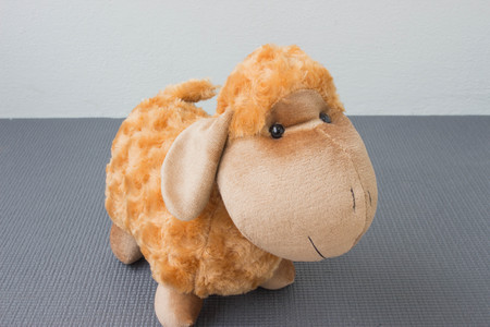 brown sheep dollの写真素材