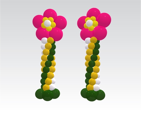 Balloon tree ,Flowerの写真素材
