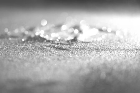 Texture background abstract black and white or silver Glitter and elegant for Christmasの写真素材
