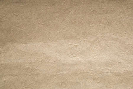 Back of Handmade brown Mulberry paper from natural materials with leavesの写真素材