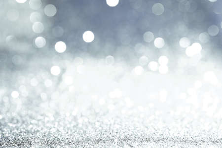 Texture background abstract black and white or silver Glitter and elegant for Christmas