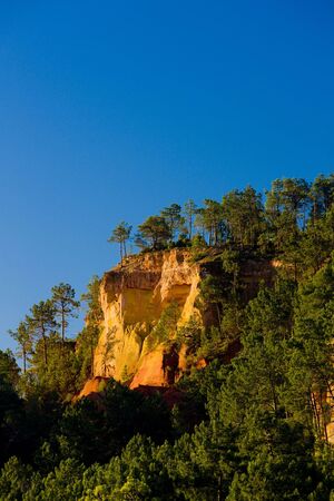 landscape near Roussillon, Provence, Franceの写真素材