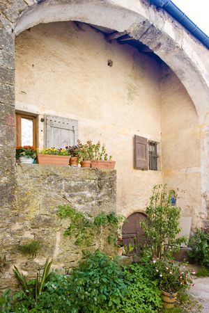 La Couvertoirade, Aveyron Département, Franceの写真素材