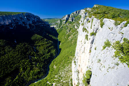 Verdon Gorge, Provence, Franceの写真素材