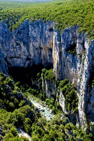 Verdon Gorge, Provence, Franceの写真素材