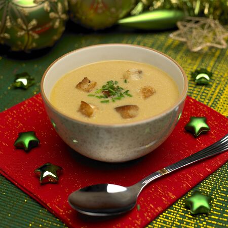 Christmas fish soupの写真素材