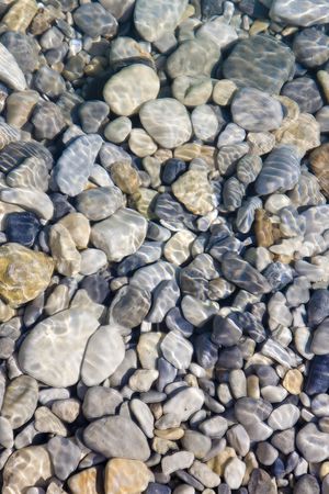 stones in riverの写真素材
