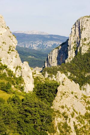 Verdon Gorge, Provence, Franceの写真素材