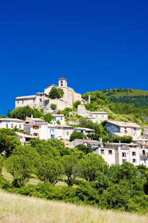 Saint Jurs, Provence, Franceの写真素材
