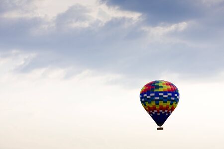 hot-air baloon, Provence, Franceの写真素材
