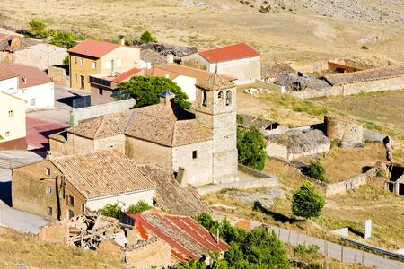 Gormaz, Soria Province, Castile and Leon, Spainの写真素材