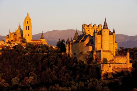Segovia, Castile and Leon, Spainの写真素材