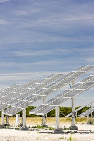solar panels, Castile and Leon, Spainの写真素材