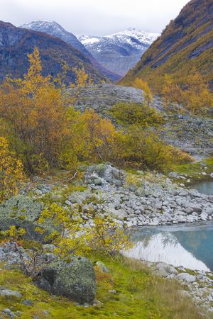 Jostedalsbreen National Park, Norwayの写真素材