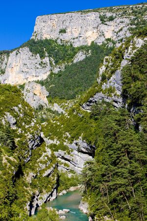 Verdon Gorge, Provence, Franceの写真素材