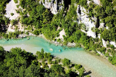 Verdon Gorge, Provence, Franceの写真素材