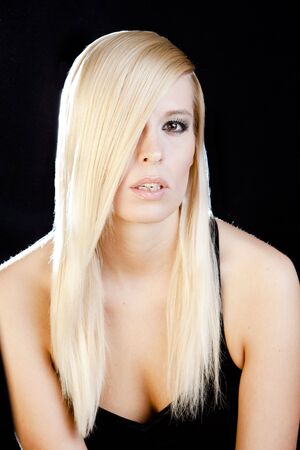 young woman's portraitの写真素材