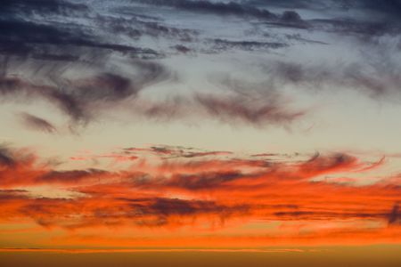 clouds during sunsetの写真素材