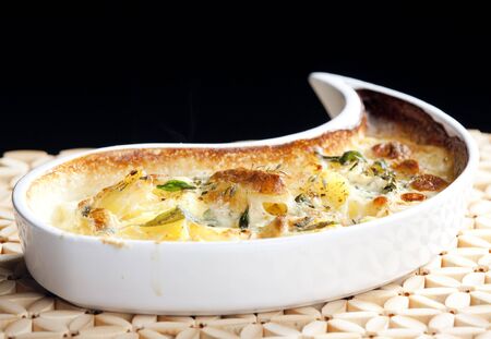 roasted potatoesの写真素材