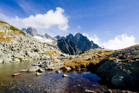 Zbojnicke Tarn, Vysoke Tatry (High Tatras), Slovakiaの写真素材