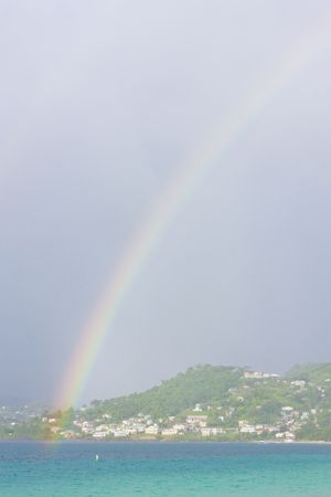 Grand Anse Bay; Grenadaの写真素材