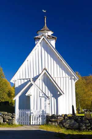 church, Bykle, Norwayの写真素材
