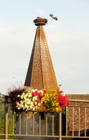 Ribeauville, Alsace, Franceの写真素材