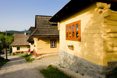 Vlkolinec, Slovakiaの写真素材