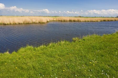 landscape, Friesland, Netherlandsの写真素材