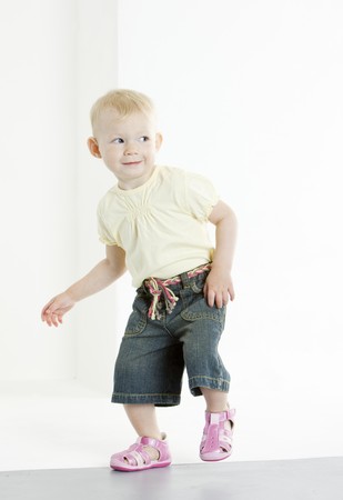 standing toddlerの写真素材