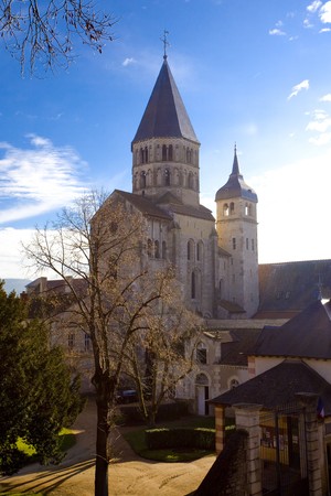 Abbey of Cluny, Burgundy, Franceの写真素材