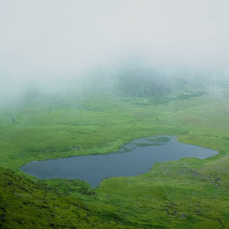 Conor Pass, County Kerry, Irelandの写真素材