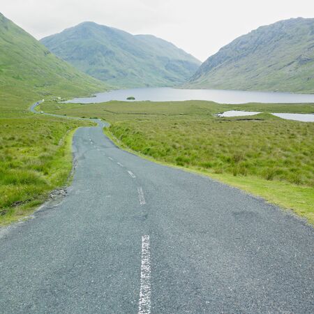 Doo Lough Pass, County Mayo, Irelandの写真素材